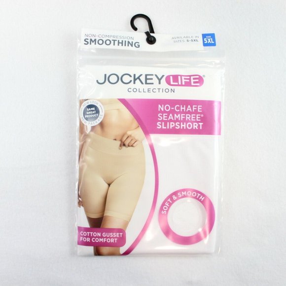 Jockey Life No-Chafe Seamfree Slipshort White - Picture 3 of 8